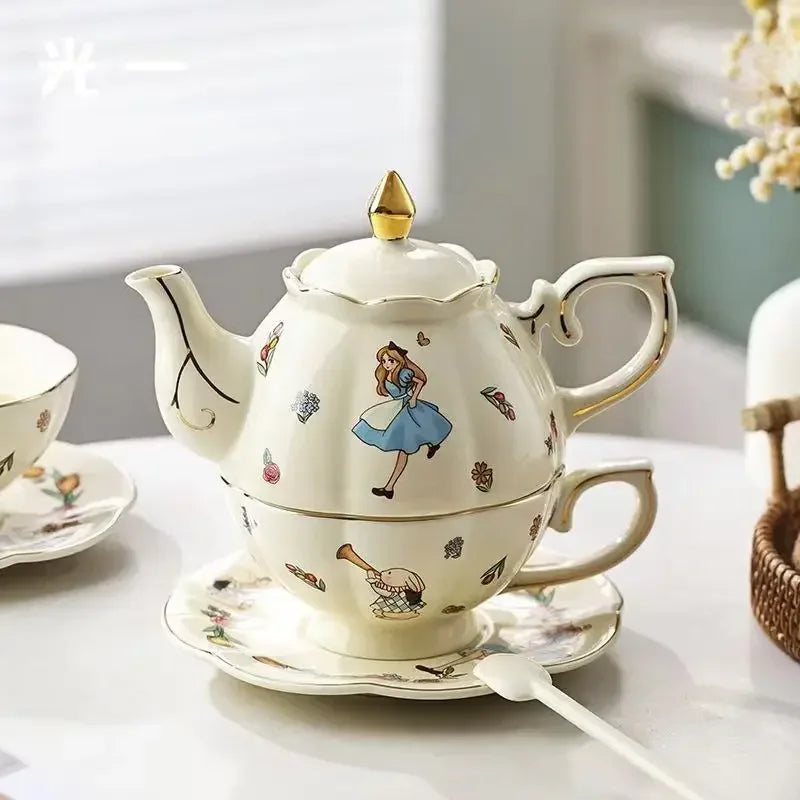 Kit de Cerâmica - Alice no País das Maravilhas