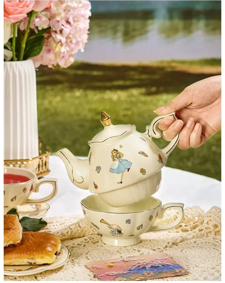 Kit de Cerâmica - Alice no País das Maravilhas