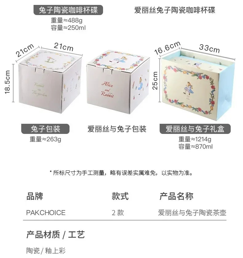 Kit de Cerâmica - Alice no País das Maravilhas