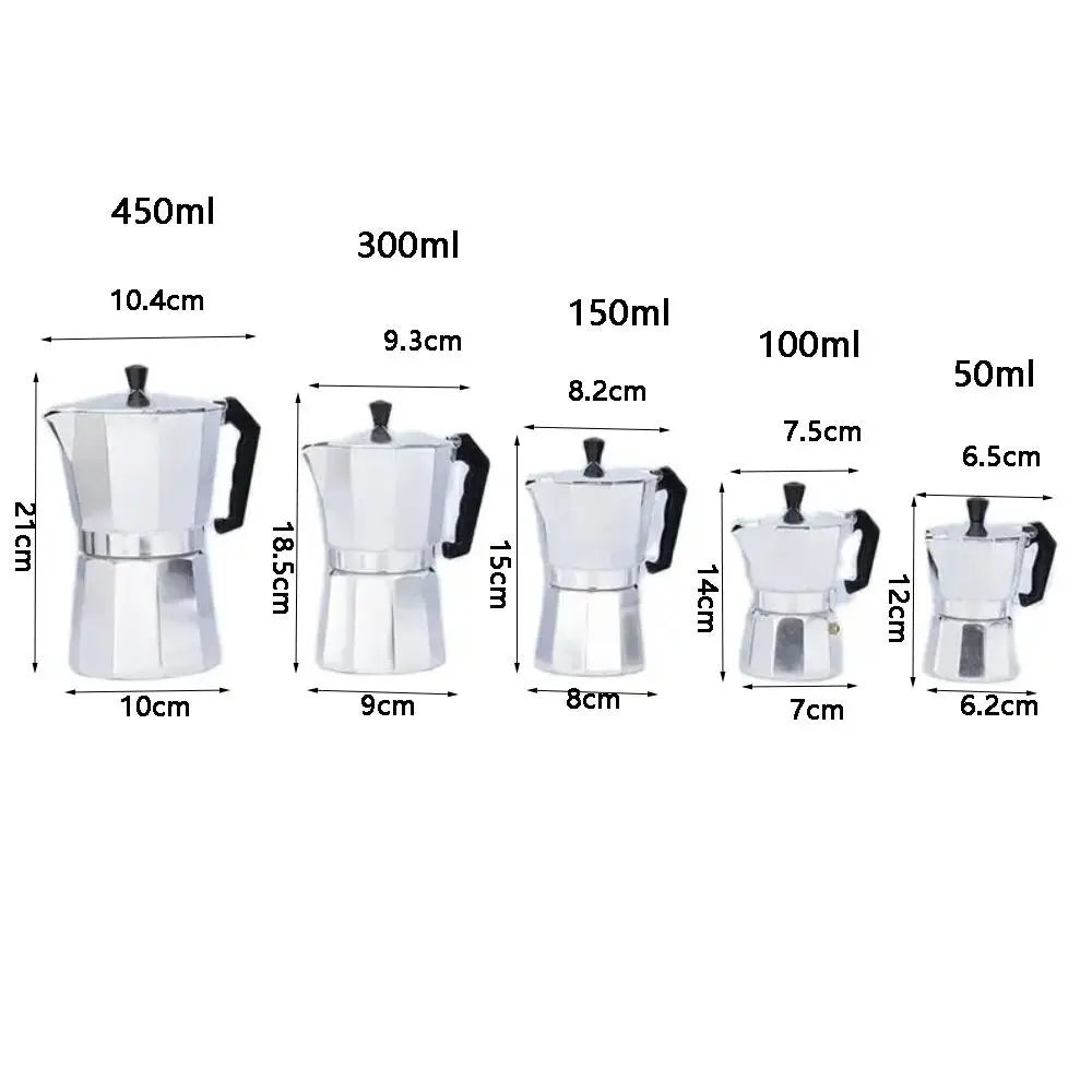 Cafeteira Moka - 50, 100, 150, 300 ou 450ml. – Beyond Coffee