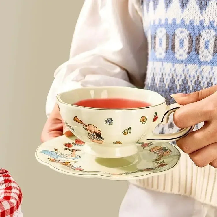 Kit de Cerâmica - Alice no País das Maravilhas